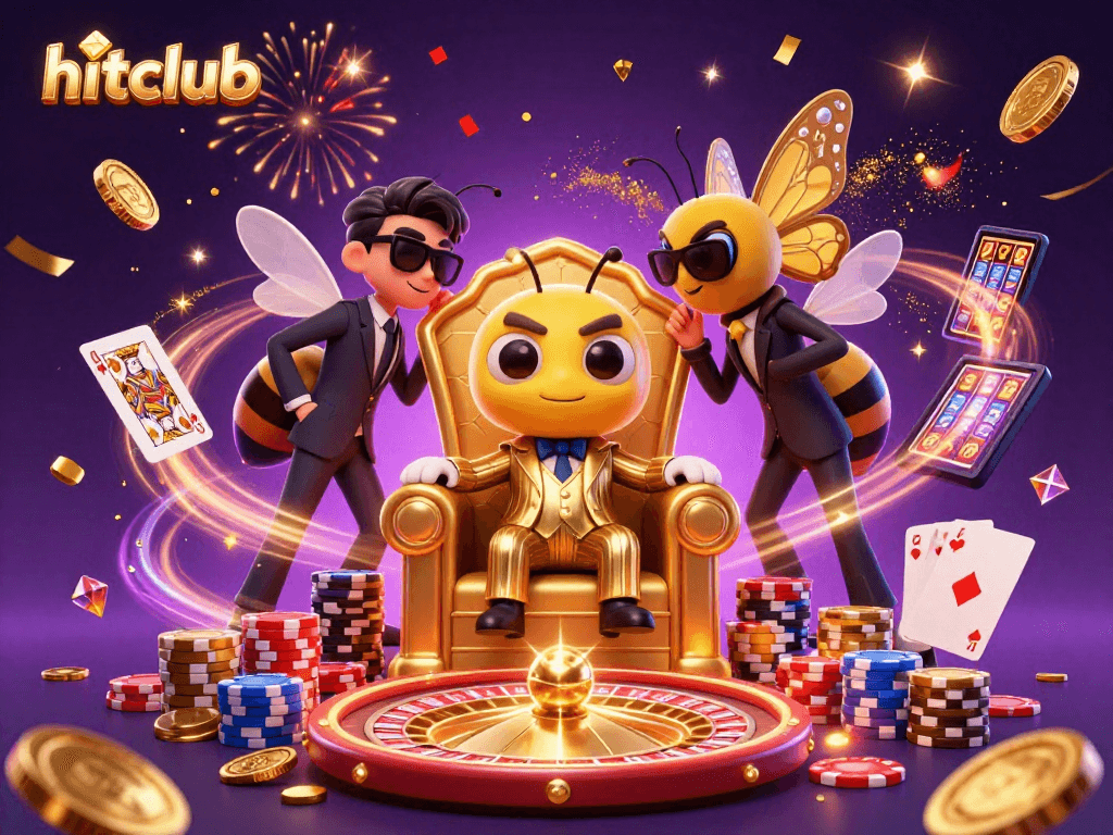 Join hitclub's thrilling casino world with a bumblebee mob boss and dynamic gaming elements!