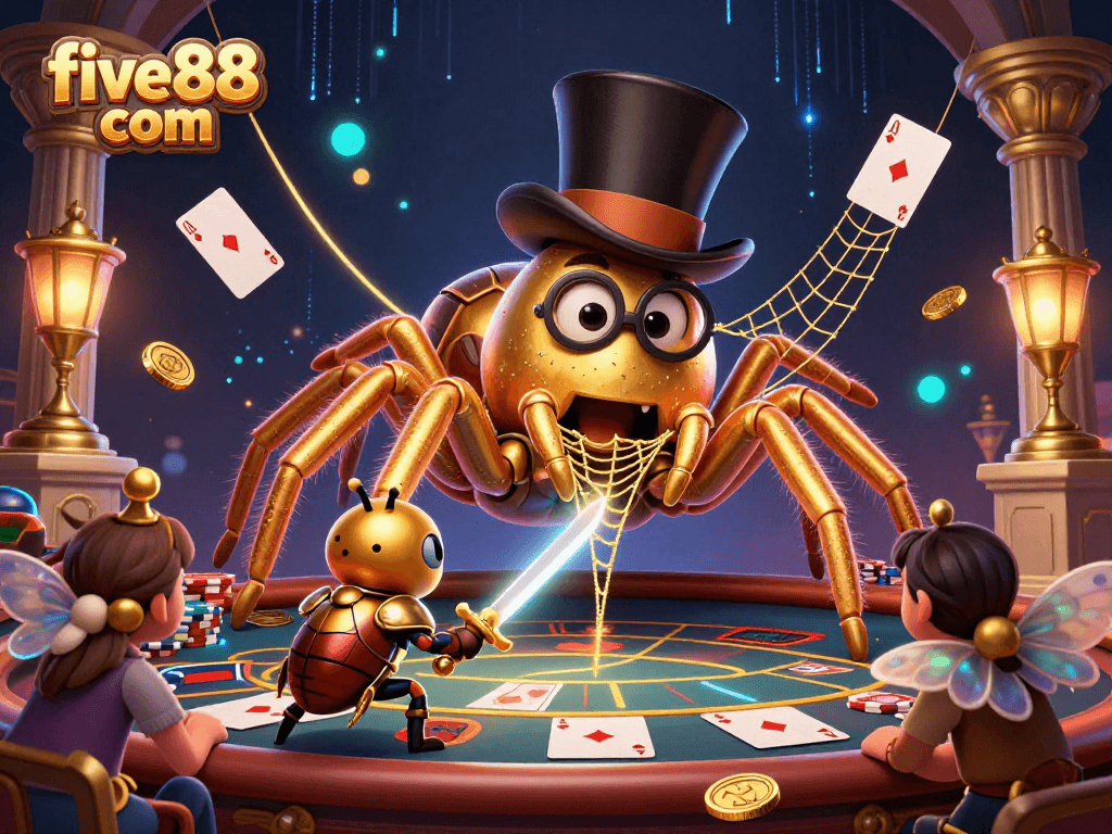 Engage with five88 com's winning poker strategies in a vibrant casino scene.