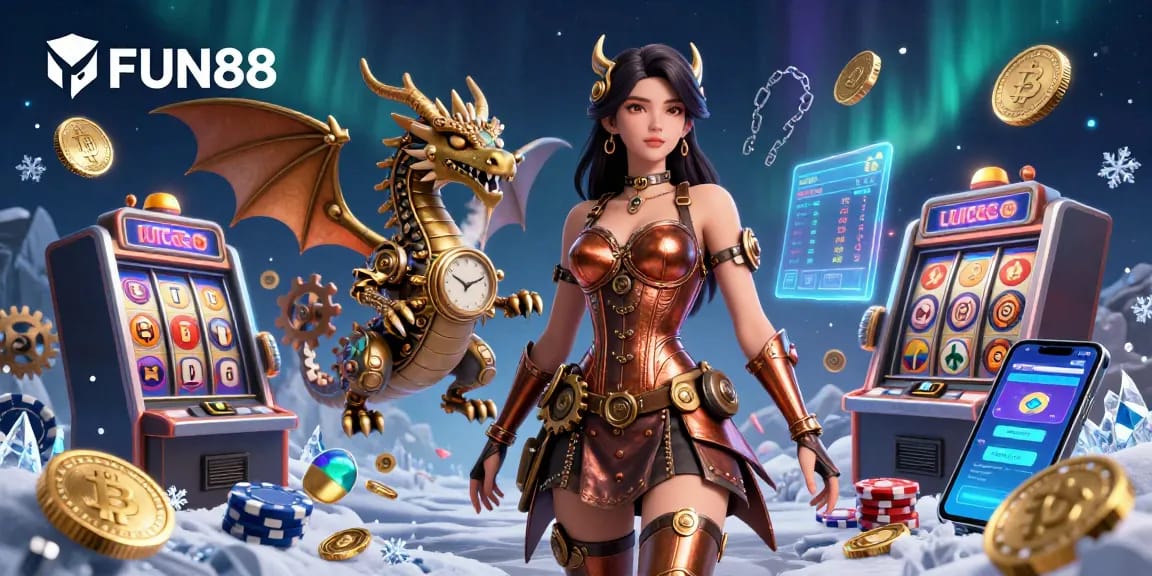 Engage with FUN88 for thrilling gameplay featuring slot machines and crypto elements.