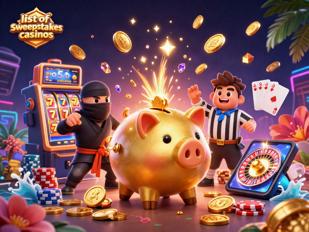 Engage with the vibrant world of sweepstakes casinos featuring unique characters and dynamic gameplay.