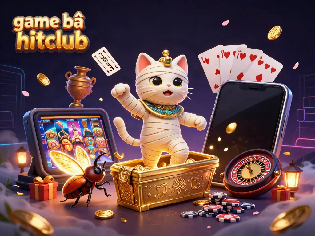 Experience thrilling gameplay with game bài hitclub in a vibrant casino scene featuring interactive elements.