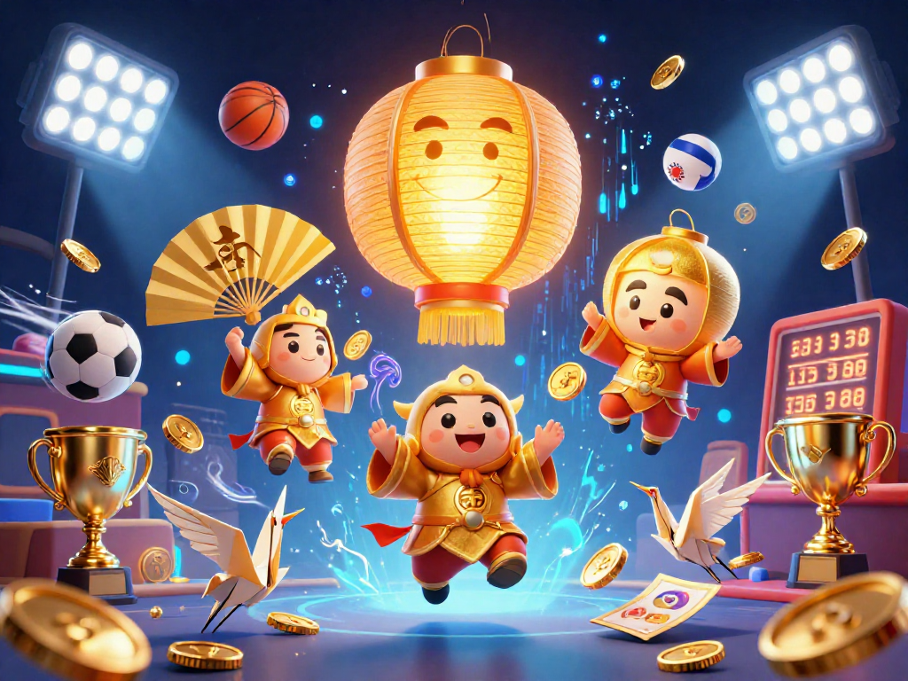 Experience the thrilling gaming atmosphere of du88 com with vibrant casino elements, showcasing 3D characters and sports betting features.