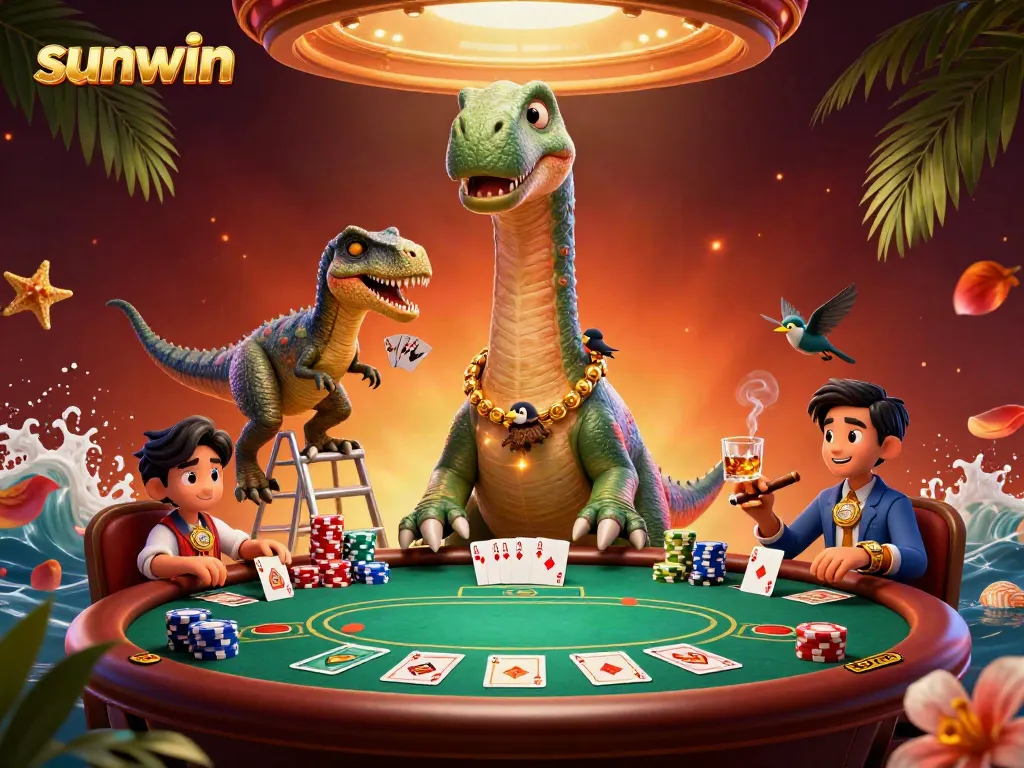 Engage with sunwin's immersive poker experience featuring vibrant characters and rich details.